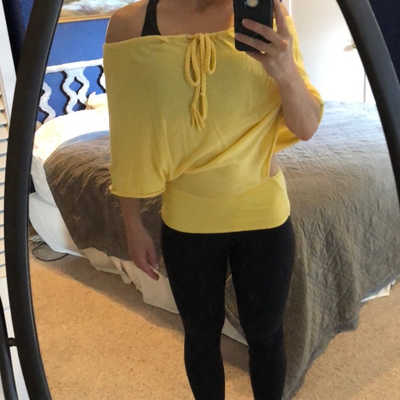 canary yellow top